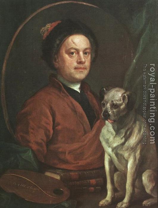 William Hogarth : The Painter and his Pug